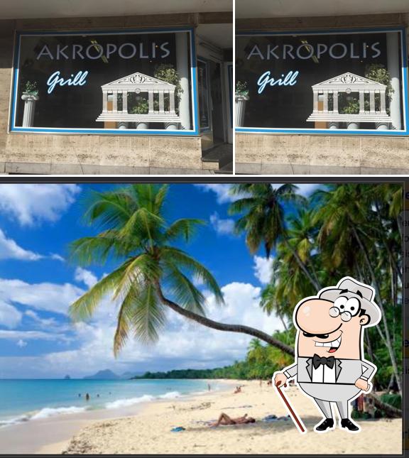 Внешнее оформление "Akropolis Grill"