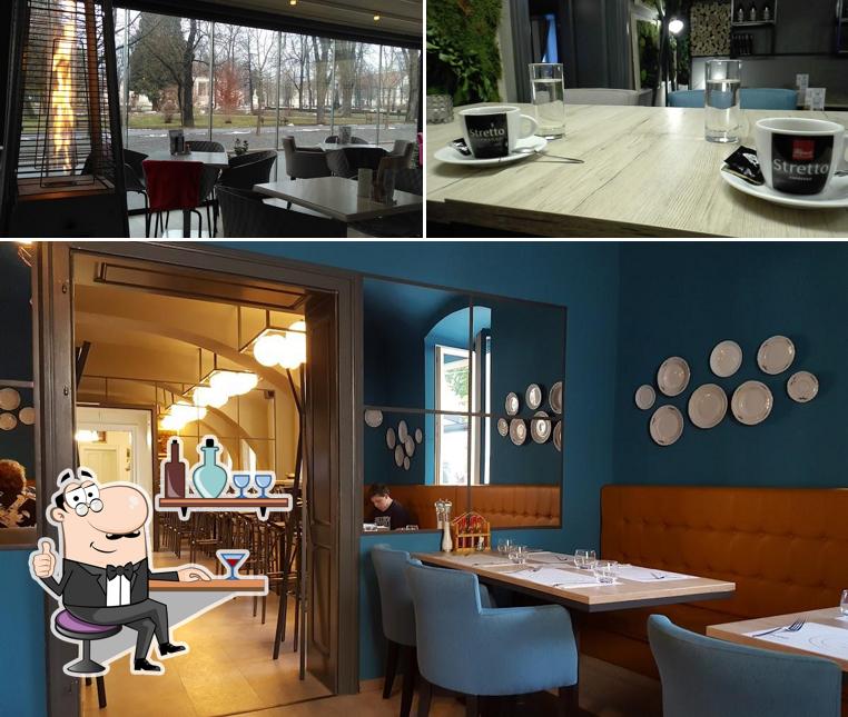 Gli interni di Bistro Franz