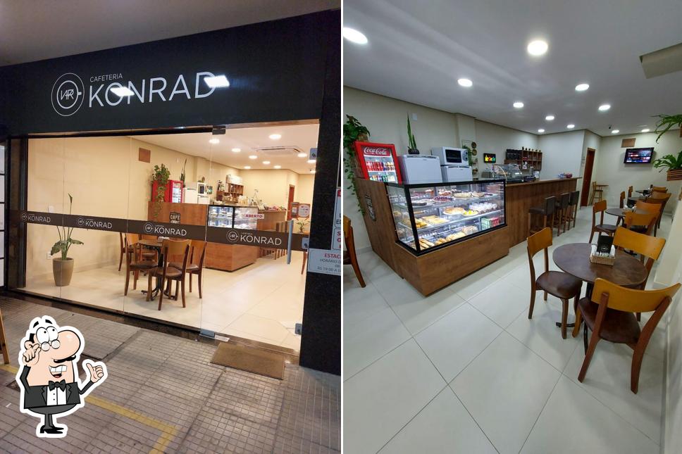 O interior do Cafeteria Konrad