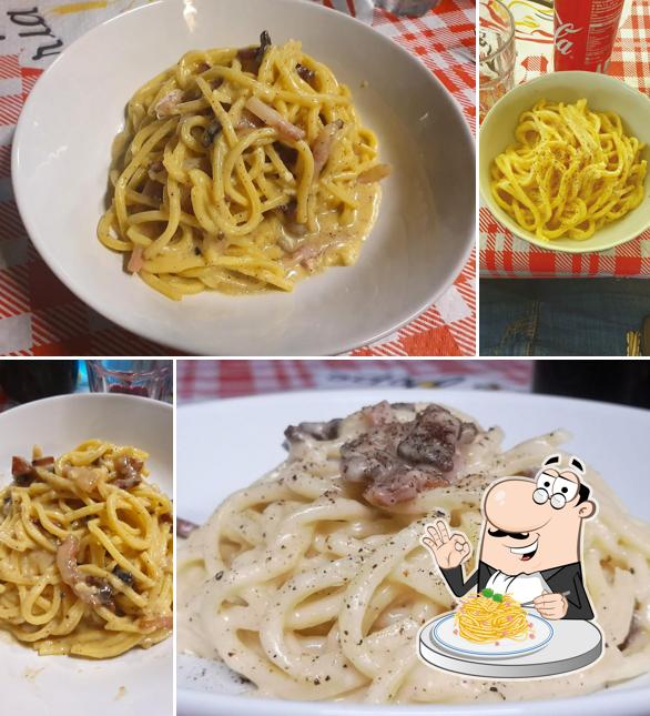 Spaghetti alla carbonara al Trattoria Cacio e Pepe