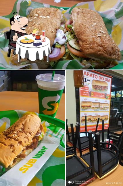 Consiga um hambúrguer no Subway