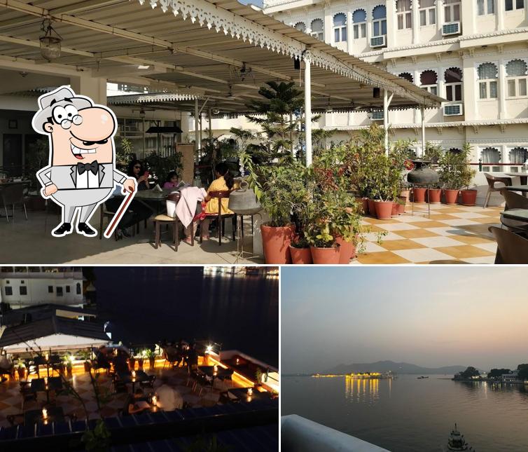 Check out how Natural View Restaurant - Lake View Old City Lakeside Rooftop Restaurant in Udaipur looks outside