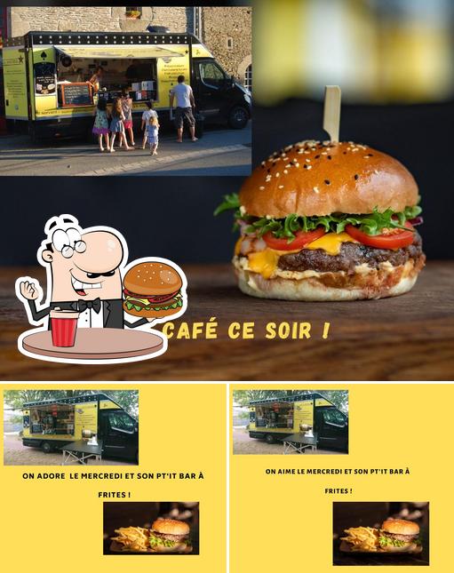 Commandez un hamburger à Café De La Forge - Guillac