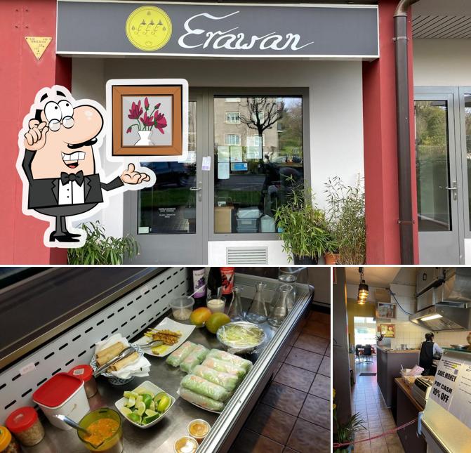 La foto di interni e cibo da Erawan Take Away