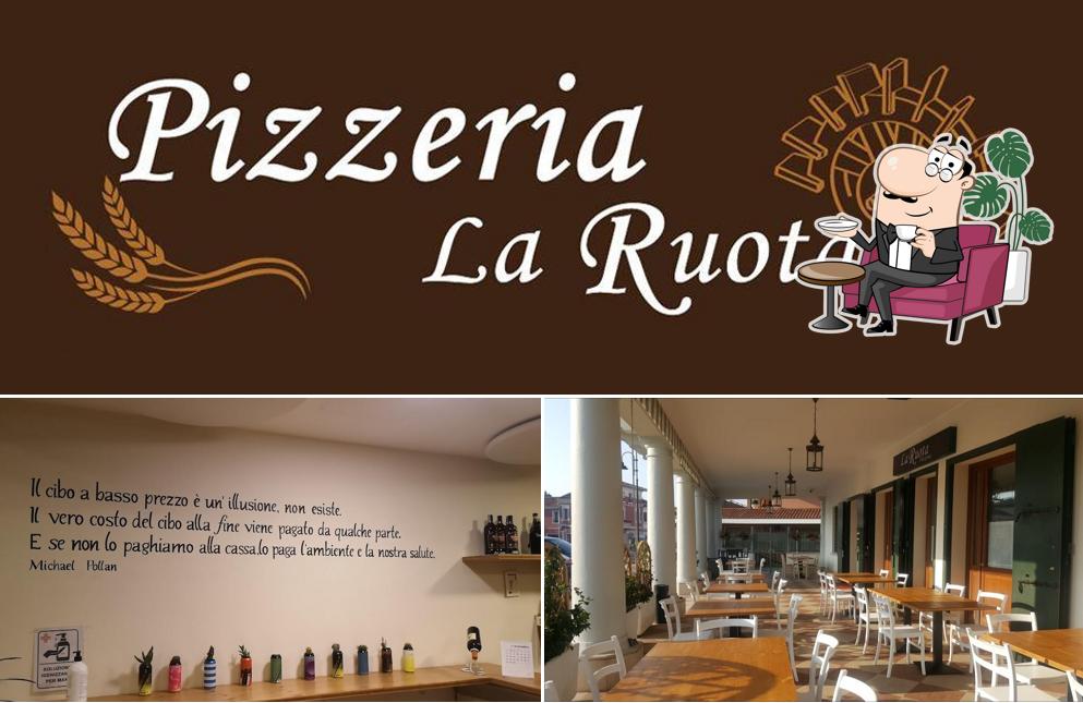 Dai un'occhiata agli interni di Pizzeria La Ruota