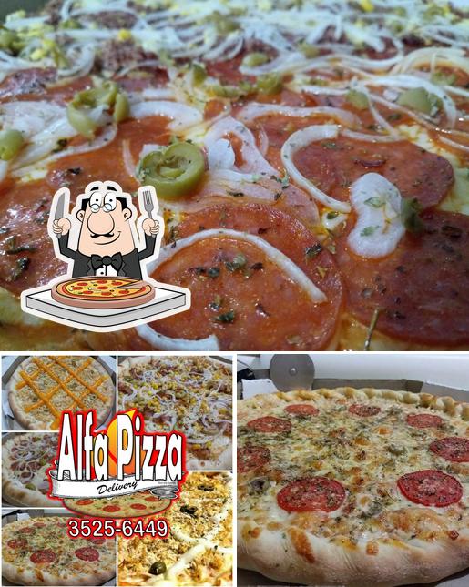 Experimente pizza no Alfa Pizza Delivery