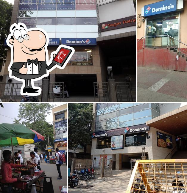 The exterior of Domino's Pizza Rajinder Nagar, New Delhi