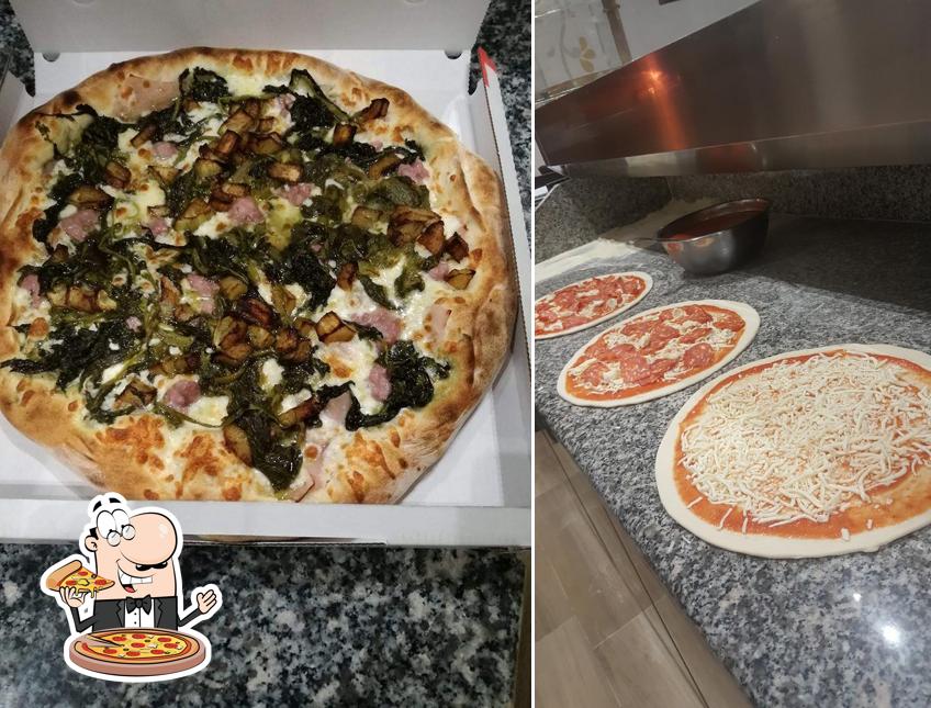 A La Perla, puoi ordinare una bella pizza