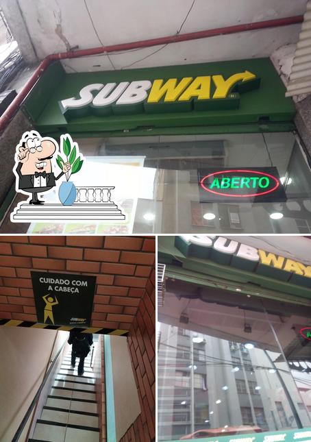 O exterior do Subway