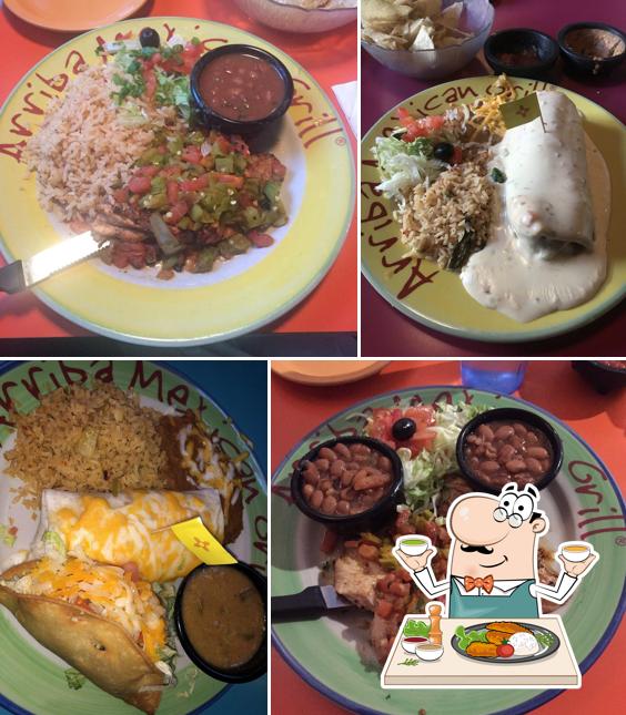 Platos en Arriba Mexican Grill