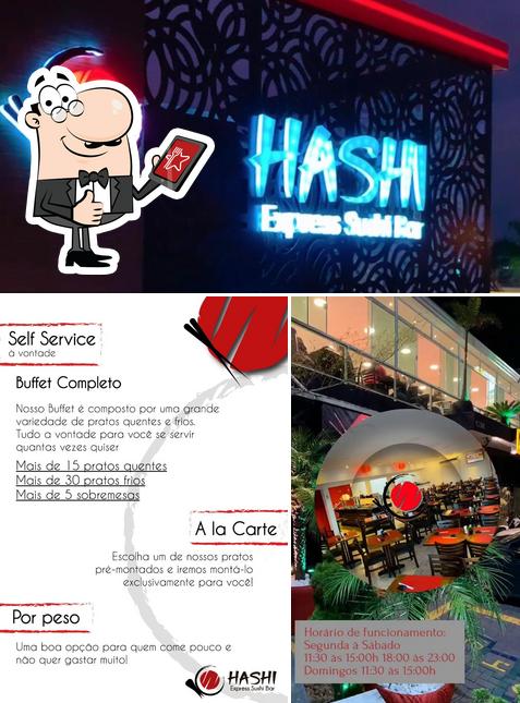 Here's a photo of Hashi Express Sushi Bar