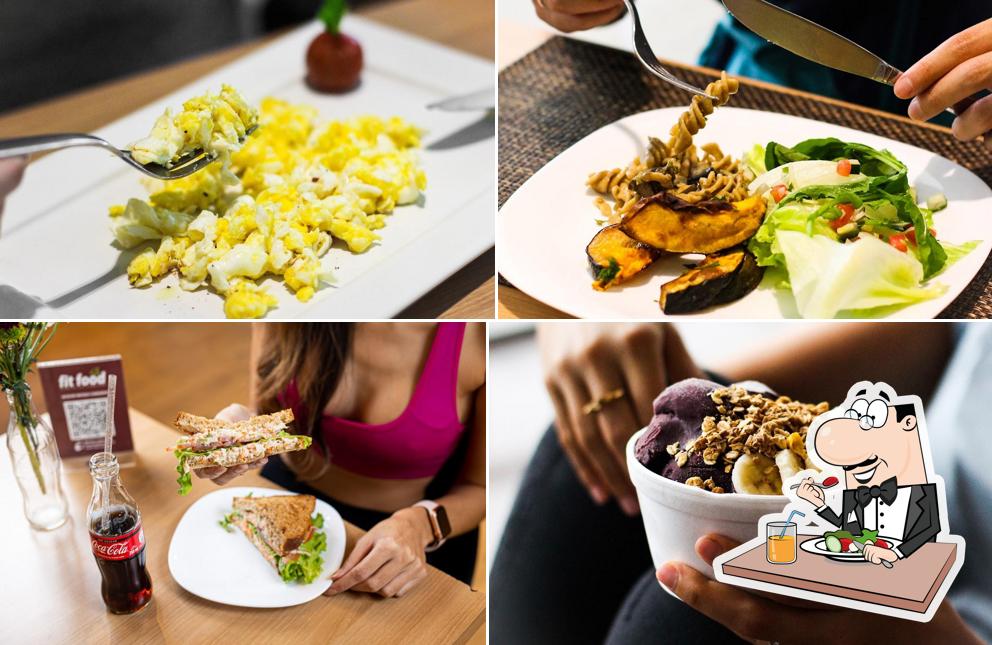 Platos en Fit Food: Salgado, Crepioca, Omelete, Café, Vitamina, Açaí, Aeroporto, Guarulhos