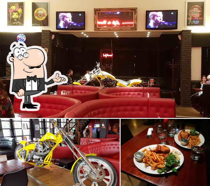 La photo de la intérieur et table à manger concernant Grillhúsið á Sprengisandi