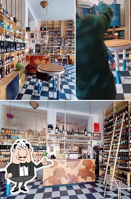 Gli interni di Enoteca La Botte Fatale