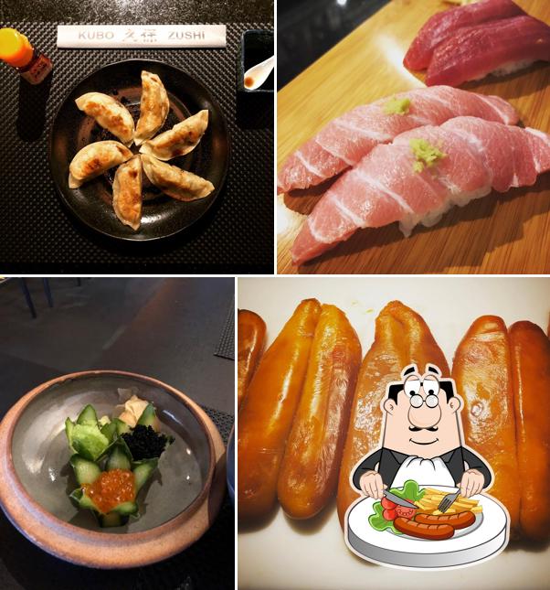 Platos en Kubo Zushi