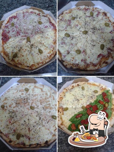 Peça diversos estilos de pizza