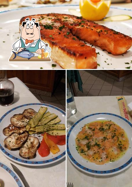 Salmone grigliato al Trattoria Alla Veneziana