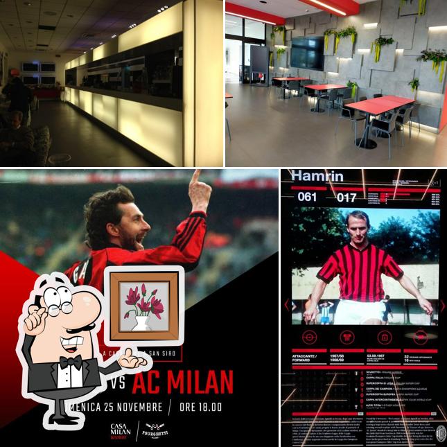 Installez-vous à l'une des tables de Casa Milan Bistrot