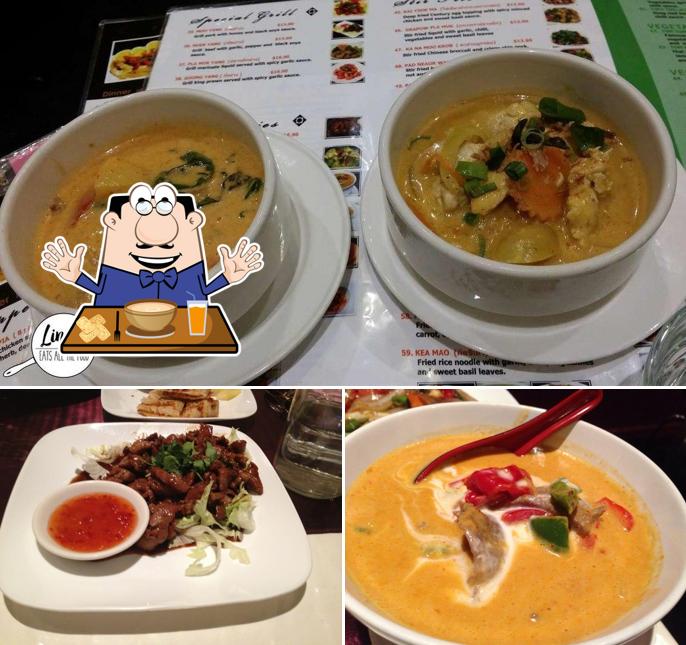 Sopa espesa de almejas en Ing Doi Thai
