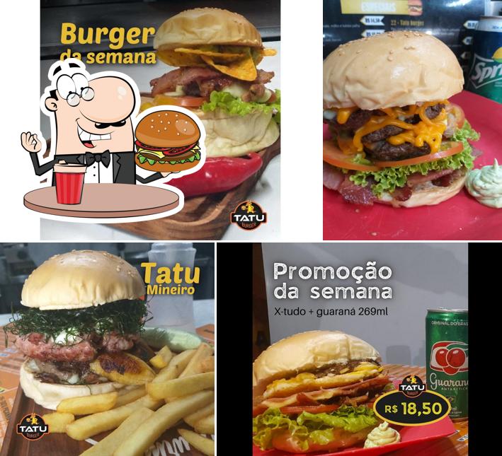 Os hambúrgueres do Tatu Burger irão satisfazer diferentes gostos