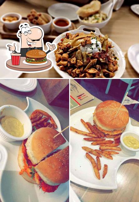 Try out one of the burgers available at Cafeteria & Co
