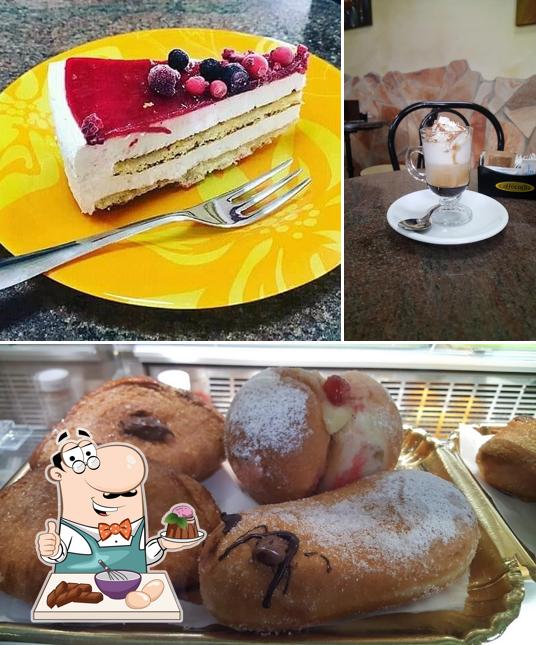 Caffetteria del Corso serve un'ampia gamma di dolci
