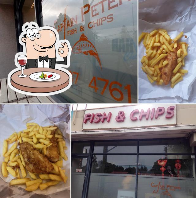 Еда в "Captain Peters Fish & Chips"