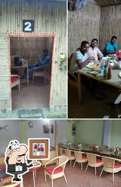 The interior of Baswari Restaurant