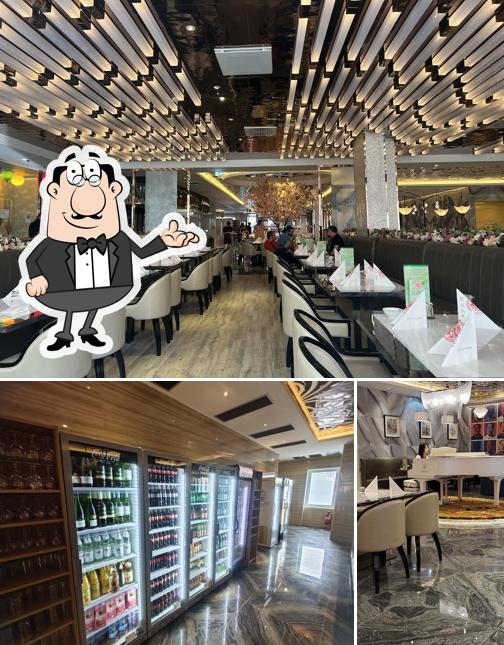 Installez-vous à l'une des tables de Gourmet Lin