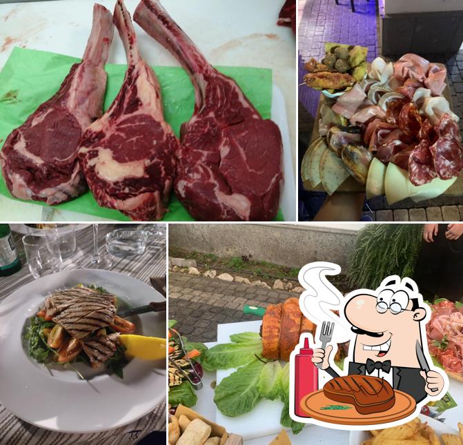 Prova i piatti di carne a TENUTA VALDORSO AGRI - RESORT