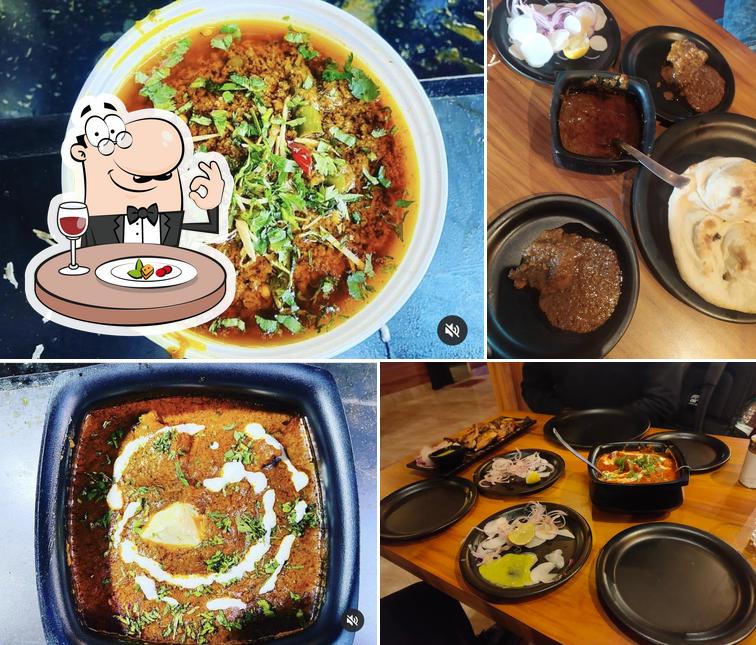 Food at The Burak restaurant and cafe