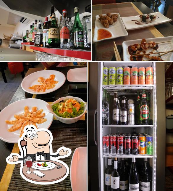 Questa è la foto che presenta la tavolo da pranzo e bevanda di Youke