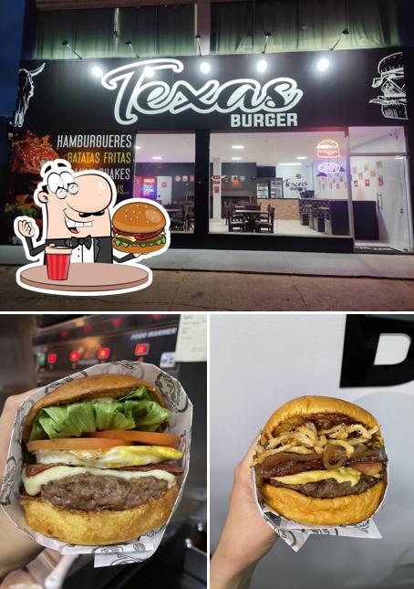 Peça um hambúrguer no Texas Burger