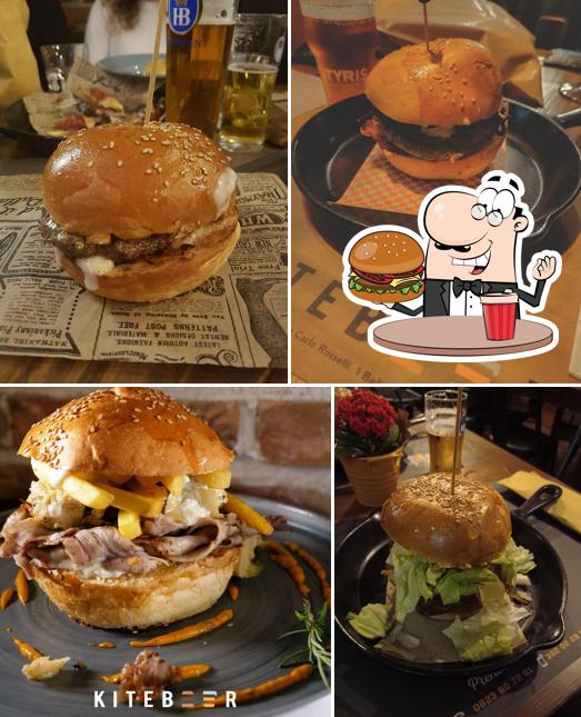 Concediti un bell'hamburger a Kitebeer