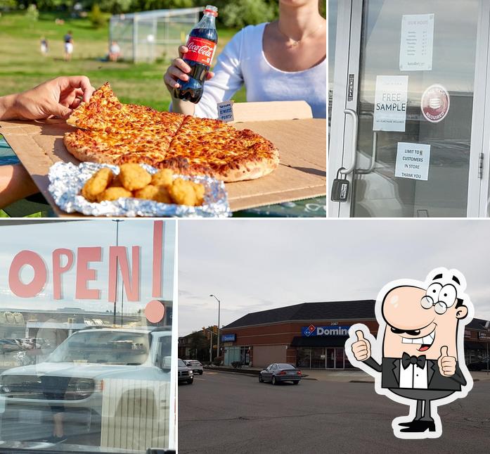 Domino's Pizza, 2387 Trafalgar Rd in Oakville Restaurant menu and reviews