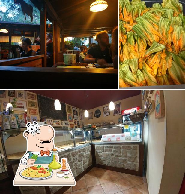 Las fotografías de comida y barra de bar en Pizzeria Le Mura
