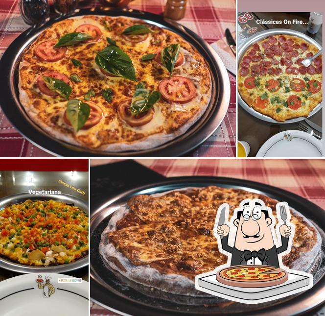 Escolha pizza no Pizzaria Bodyfit