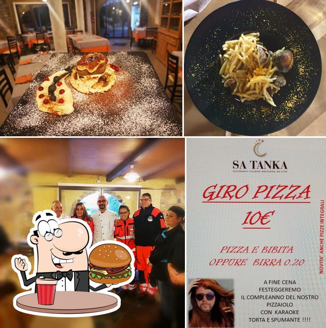 Gli hamburger di Ristorante Sa Tanka potranno soddisfare molti gusti diversi