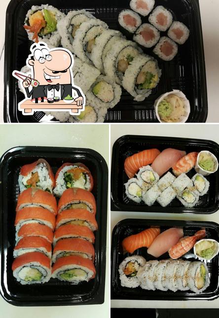 Commandez de nombreuses options de sushi