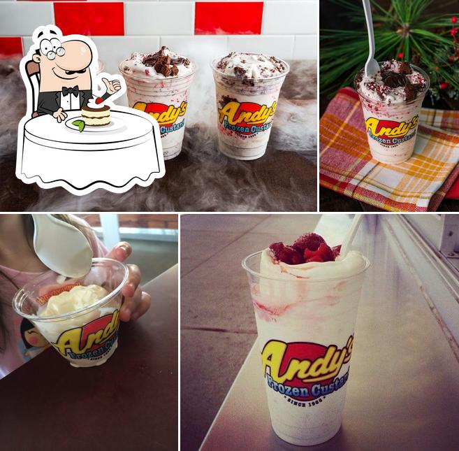 Andy's Frozen Custard, 8251 E 102nd St S in Tulsa Restaurant menu and