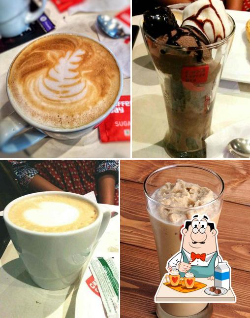 Café Coffee Day provides a range of drinks