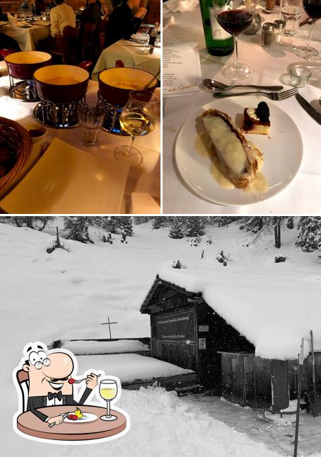 Еда в "Panorama Restaurant Davos"
