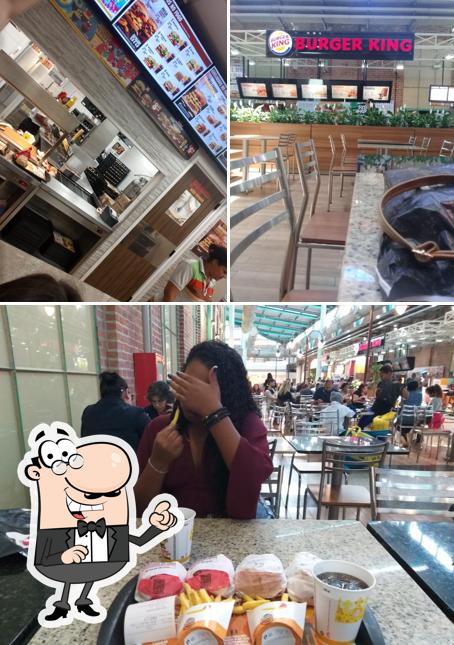 O interior do Burger King