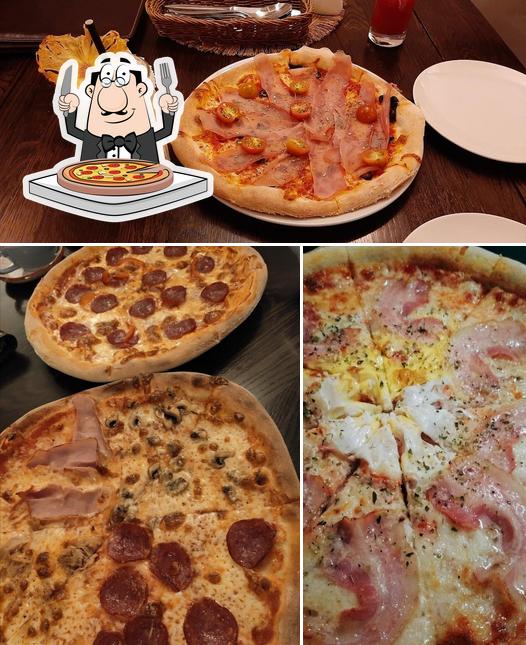 Попробуйте пиццу в "Кафе "Pompeii Pizza""