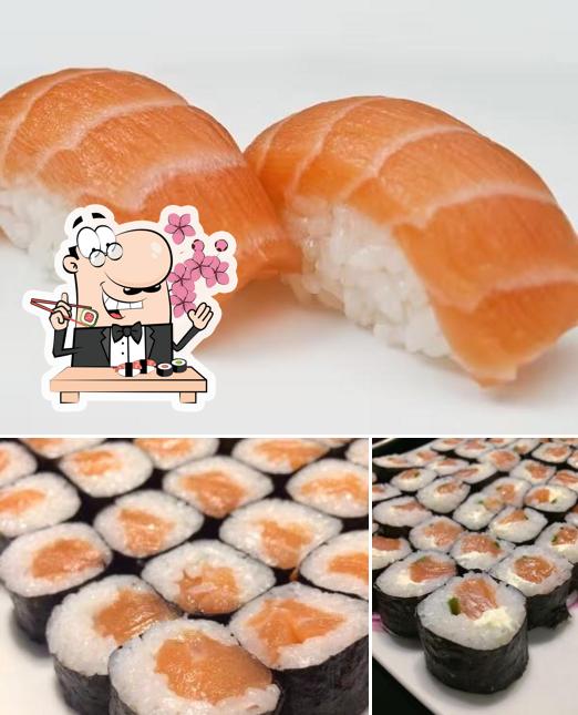 Peça diversas opções de sushi