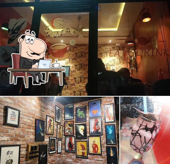 Bun Maska Cafe is distinguished by interior and beverage