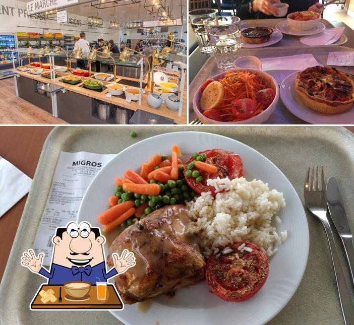 Platti al restaurant Migros