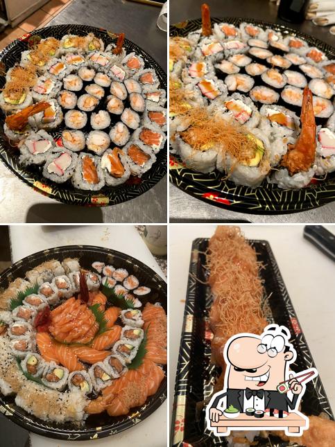 Ordina le diverse opzioni di sushi