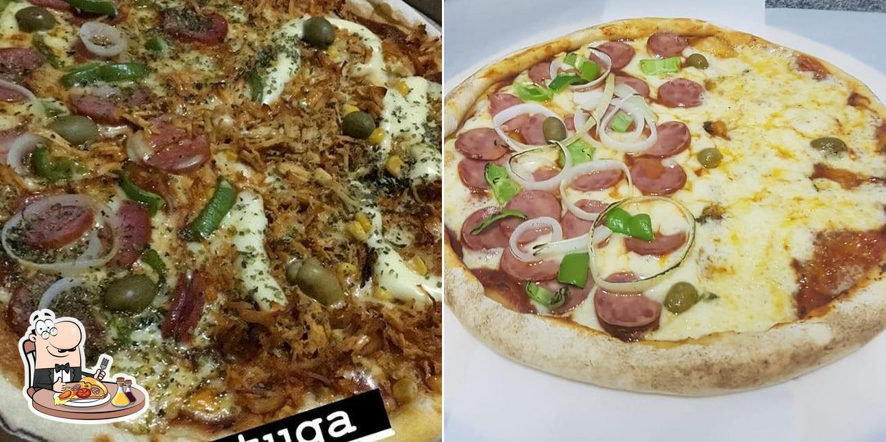 Peça diversos estilos de pizza