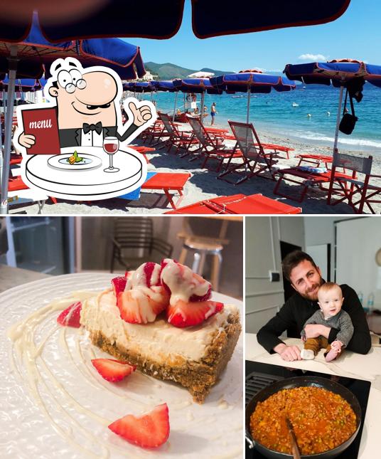 La photo de la nourriture et intérieur concernant Bagni La Spiaggia Noli